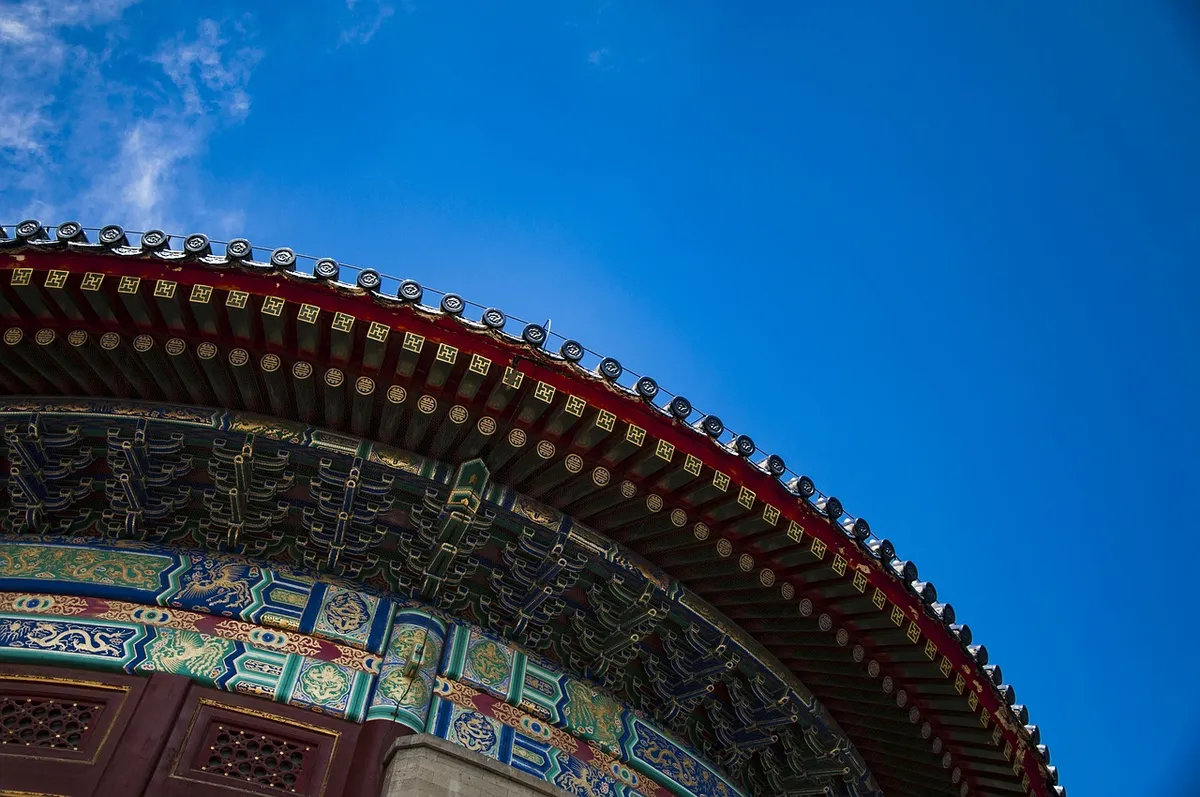 sky, ancient chinese architecture, roof, beijing, nature, culture