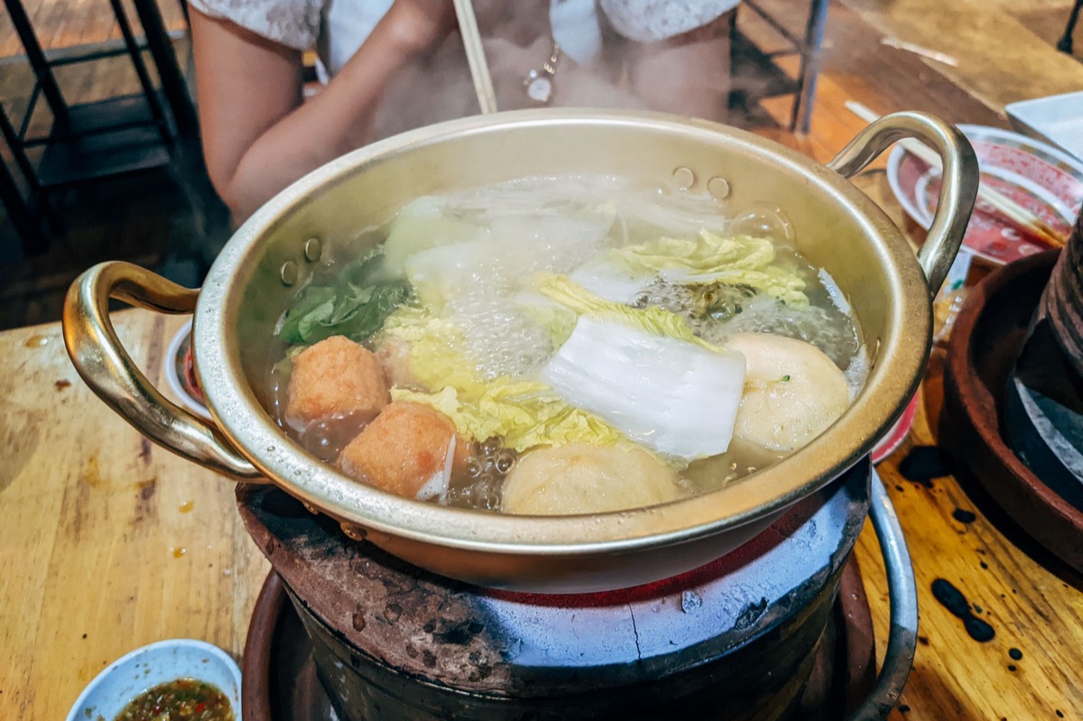 Sichuan hot pot ingredients
