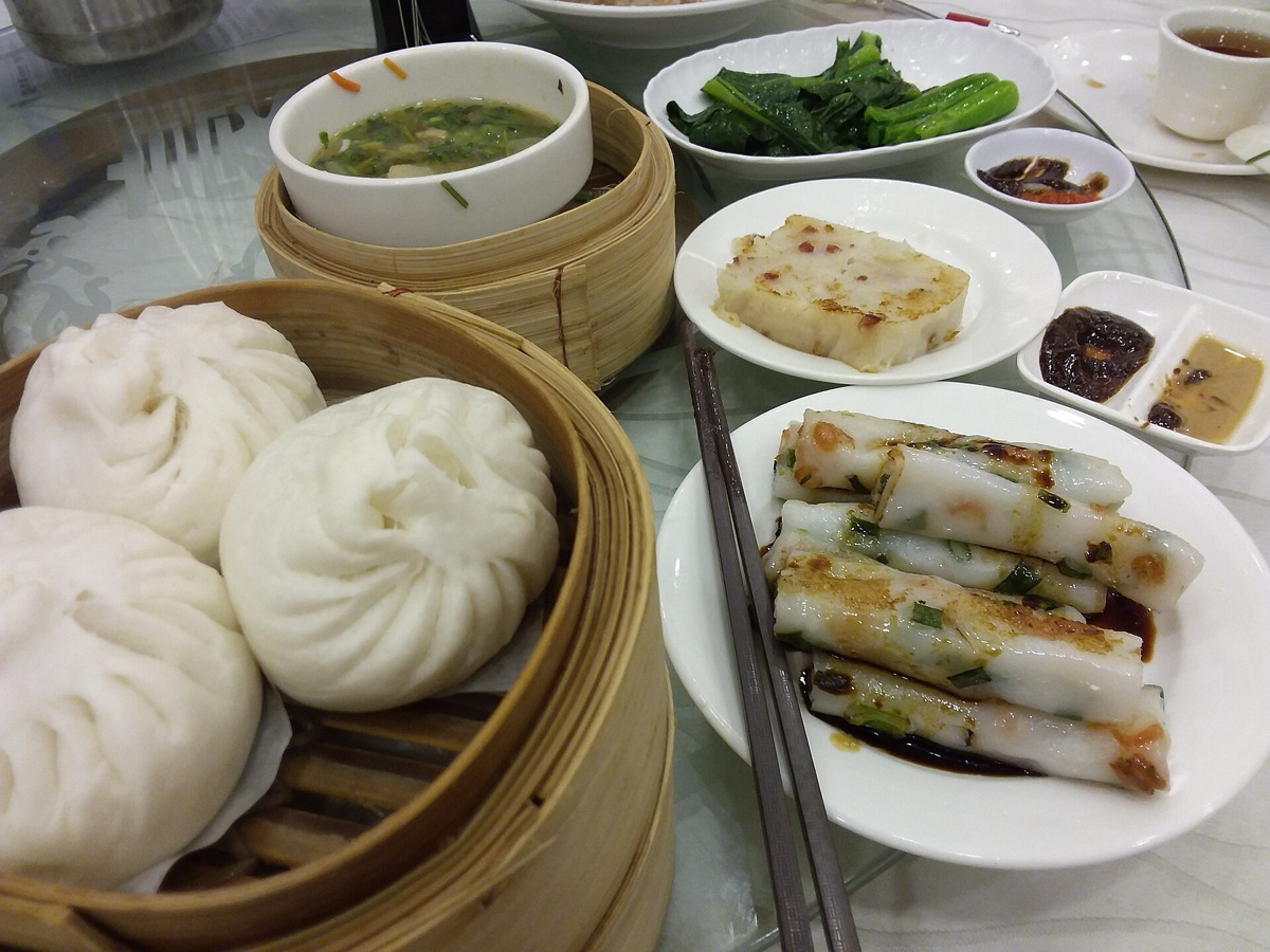 Traditionelle Dimsum-Küche in Guangdong