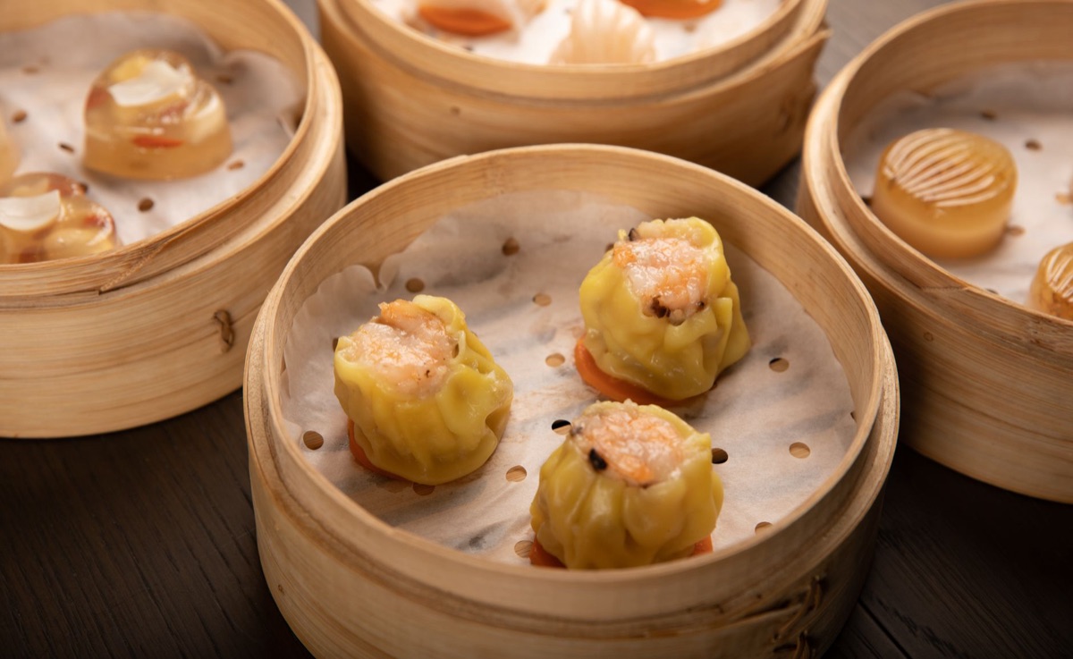 Dim sum steamed dumplings Guangdong