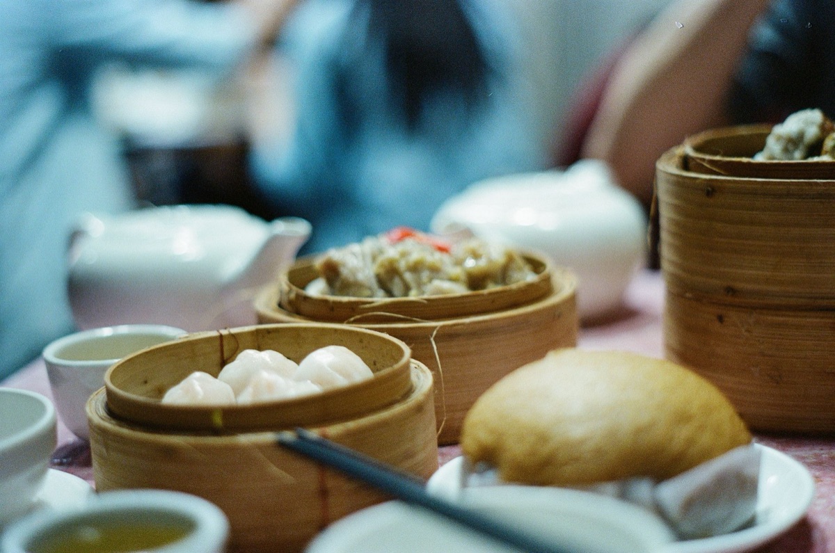 Dim sum steamed dumplings Guangdong