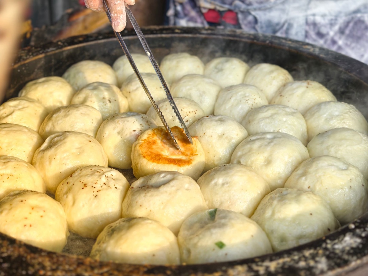 Poulet de Beijing avec des buns