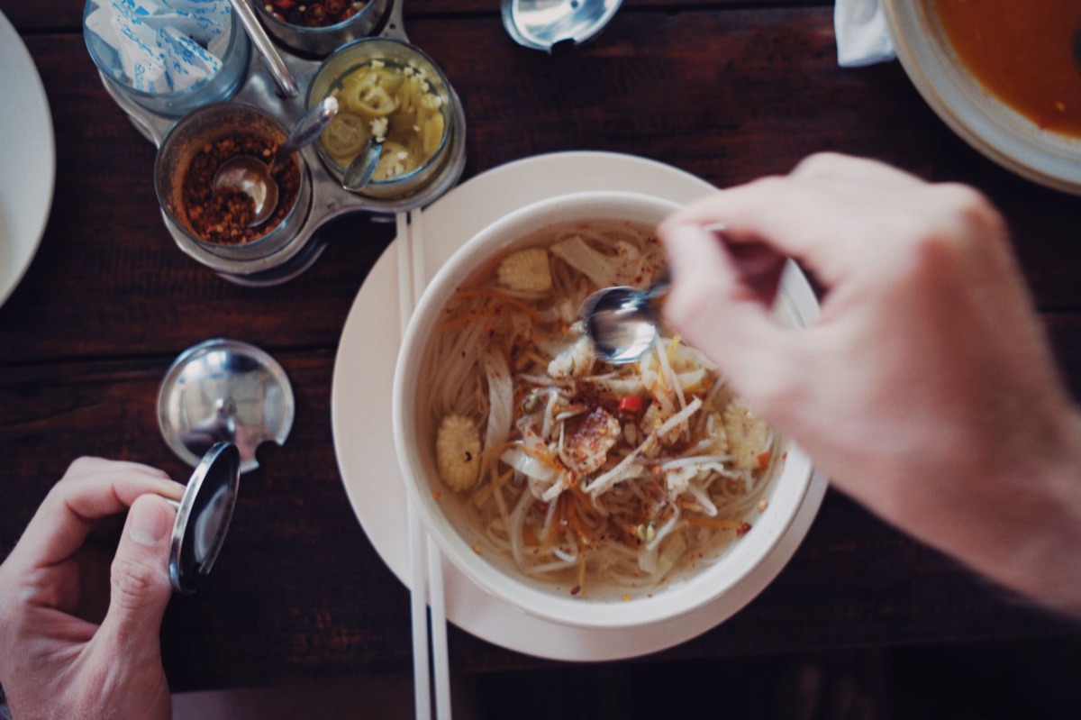 Noodles handmade in Sichuan