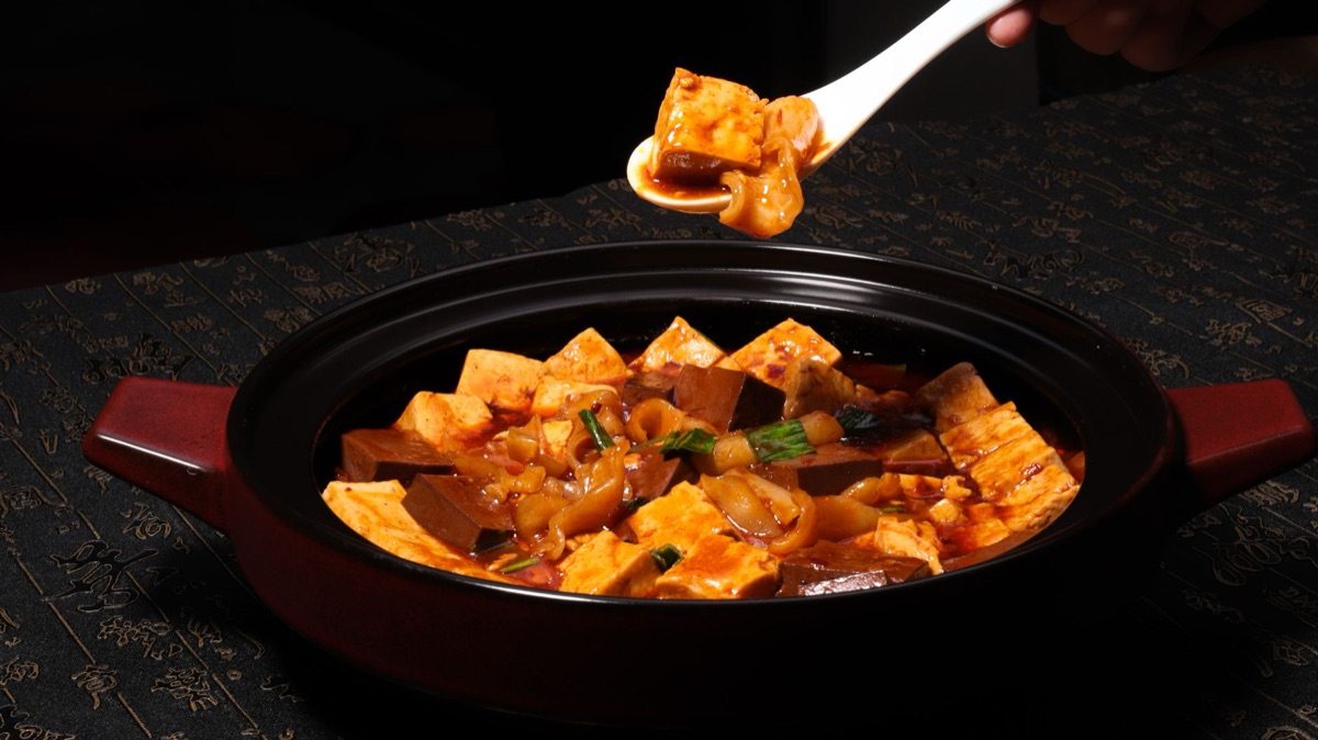 Ingredientes para sopa quente chinesa