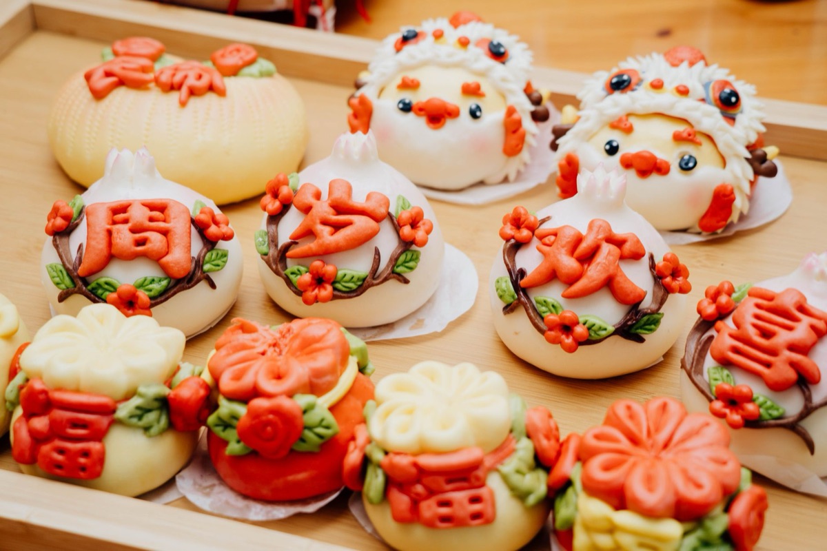Traditioneel Chinees desserttafel