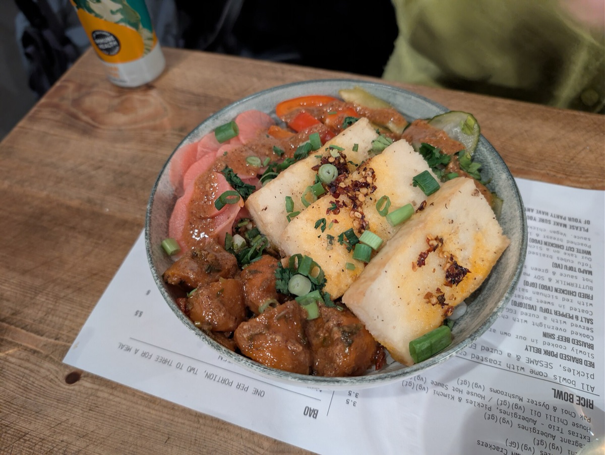 Sichuan pepper and rice bowl