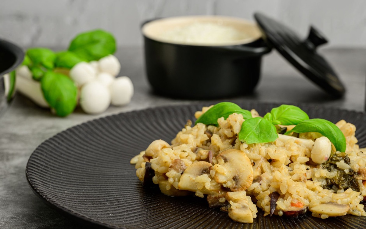 Northeastern mushroom and steamed rice