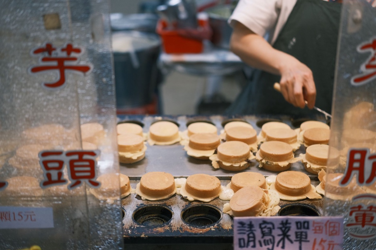 ttokbokki rice cake pancakes in market
