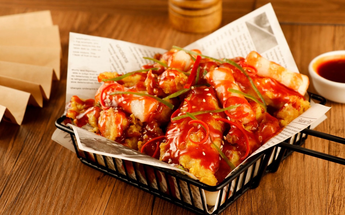 serviço de tteokbokki para minorias étnicas