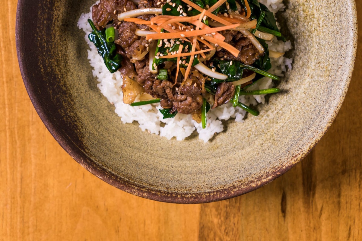 Korean rice cake bowl