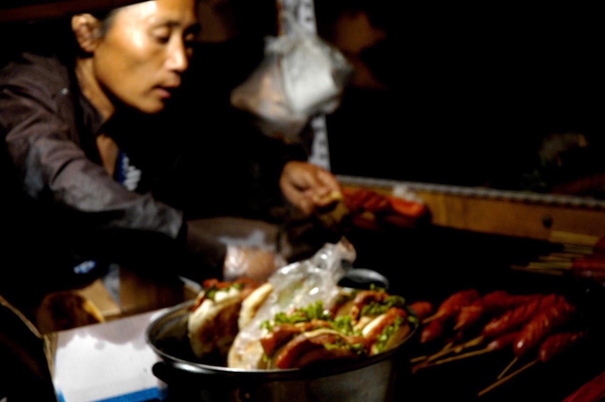 Beijing street food vendor