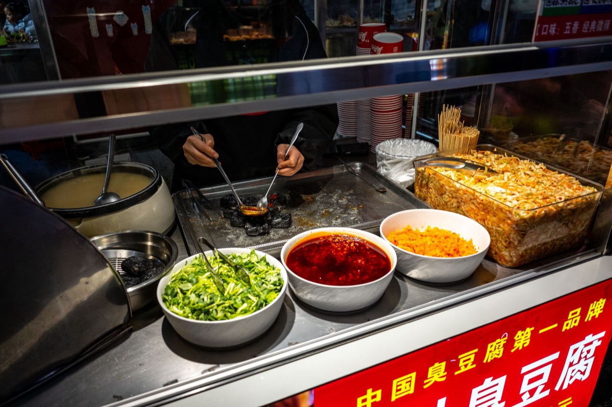 stinky tofu cooking process